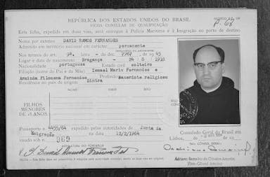 Passaporte de David Ramos Fernandes