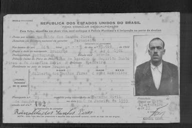 Passaporte de Reinaldo dos Santos Pires